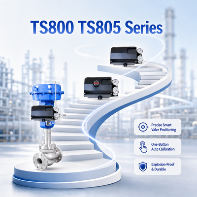 La série TS800 TS805 de positionneurs de soupapes intelligentes