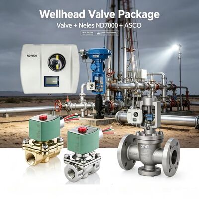 Contrôleur de vanne numérique intelligent Valmet Me-sto Neles ND7000 avec électrovanne ASCO pour le contrôle de processus