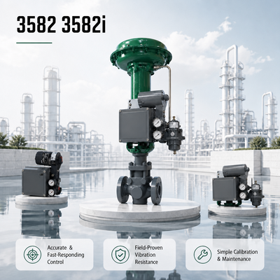 3582 3582i Positionneur de soupape pneumatique électro pneumatique pour système d'automatisation industrielle à actionneur linéaire