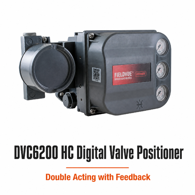 DVC6200 HC régulateur de soupape numérique positionneur de soupape à double action avec rétroaction