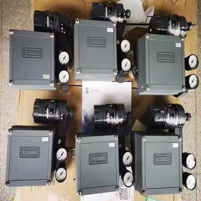 Positionneur électro-pneumatique Fisher 3582i avec entrée en courant continu de 4 à 20 mA pour vannes de régulation de modulation à diaphragme