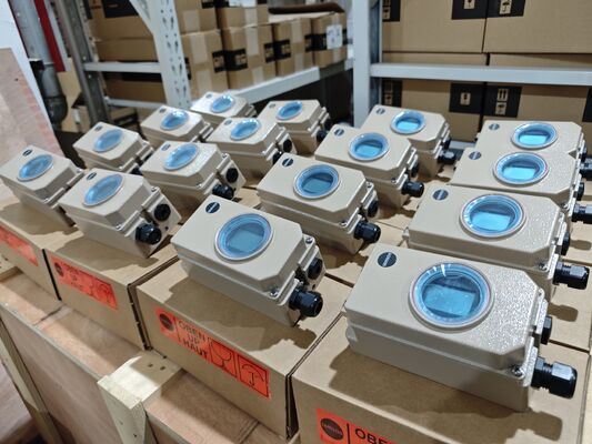 Positionneur électropneumatique HART pour le service de throttling avec boîtier de positionneur de soupape en acier inoxydable