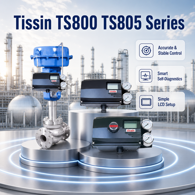Positionneur de vanne intelligent Tissin TS800 TS805 HART 4 20mA électropneumatique IP66 antidéflagrant