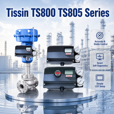 Tissin TS800 TS805 HART Positionneur de soupape numérique 4 régulateur de débit pneumatique 20mA