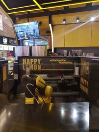 Machine de café du robot R900 six de Kr 6, fabricant de café stable de bras de robot de représentation