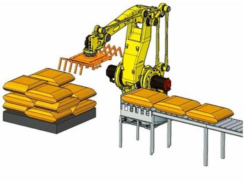Axe 4 manipulant le robot de la portée M410 IC 500 Palletizer du bras 3.1m de robot de Fanuc