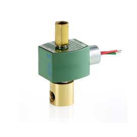 Matériel en laiton de corps de 3 de la manière 24v de vanne électromagnétique accessoires hydrauliques de valve