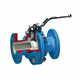 Matériel bleu rayé d'acier inoxydable de robinet à tournant sphérique de valve de contrôle de vitesse pneumatique
