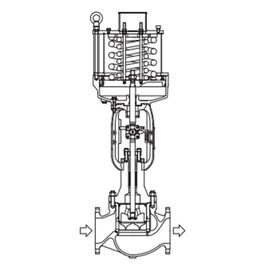 Type équilibré représentation électrique de pression d'écurie de capot de plaine de soupape de commande