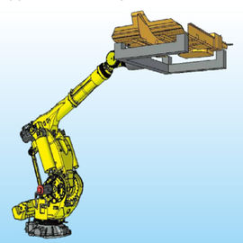 6 la répétabilité du ± 0.1mm de robot de soudage par points de Fanuc de charge utile de l'axe 700 a articulé le type