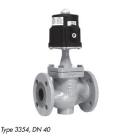 Alliage pneumatique de robinet d'arrêt sphérique d'écoulement DIN/matériel en acier DN 15 - taille de valve de DN 80