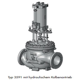 Soupape de commande pneumatique de précision NPS 3 - représentation d'écurie de taille de valve de NPS 320