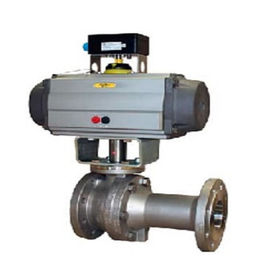 Alliage léger de valve de contrôle de vitesse pneumatique/robinet à tournant sphérique pneumatique en acier d'approvisionnement
