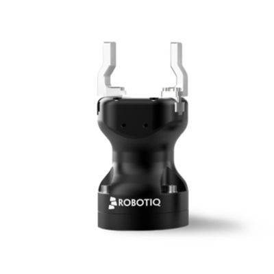 Les robots de collaboration d'UR 10 combinent avec le kit robotique de bras de robot de pince de ROBOTIQ 2F-140 pour la cueillette matérielle