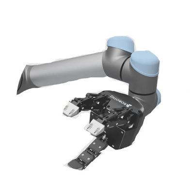 Pince de robot adaptatif de doigt de ROBOTIQ 3 combinée avec le robot de collaboration d'AUBO i5 pour sélectionner le robot