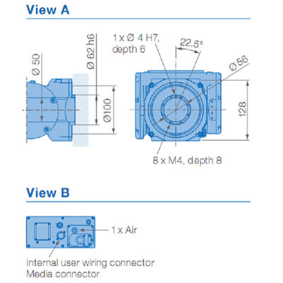 Charge utile 2010mm de Yaskawa GP25-12 12kg bras de robot de 6 axes