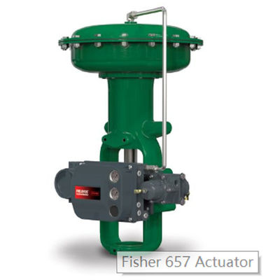 Des soupapes de commande de Fisher 657 et 667 sont conçues pour fournir le fonctionnement "Marche/Arrêt" ou étranglant fiable de la soupape de commande