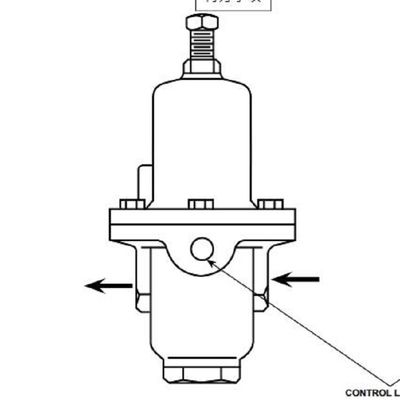 Régulateurs de pression industriels de la série MR95 dans compact et de grande capacité et direct-actionnés de Fisher Valve