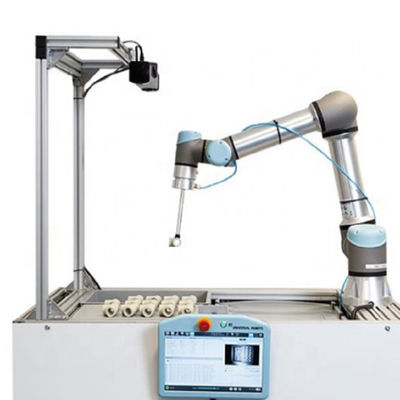Robot de collaboration UR10e avec le cobot de 6 axes et la portée de maxmium 1300 millimètres et playload 10kg pour le robot de soudure de MIG