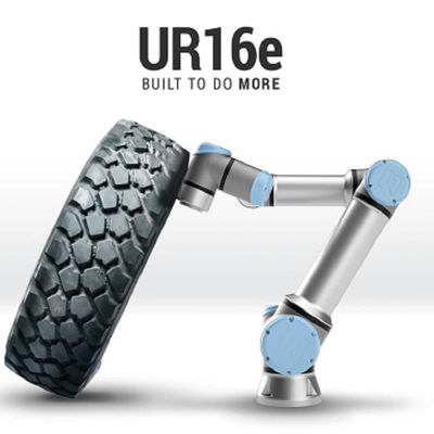 Robot de collaboration UR16e avec le cobot et la portée 900mm de 6 axes de maxmium et playload 16kg pour le robot de soudure de MIG