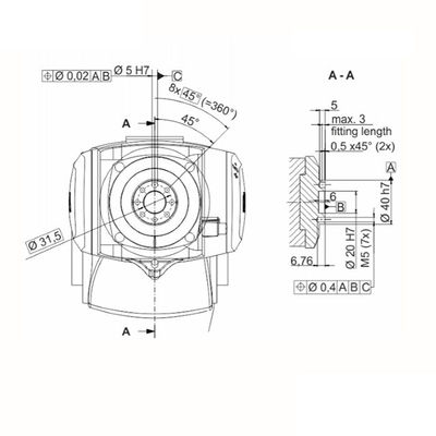 Bras de robot de Kuka d'automation de la pièce R700-2 propre de Kr 6