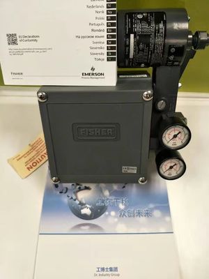 Positionneur de la valve Fisher3582 pneumatique avec des Assemblées de soupape de commande de Glisser-tige