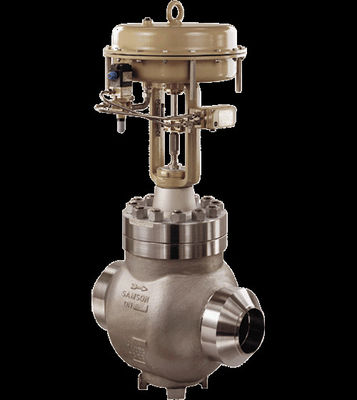 Samson Globe Valve 3251combination avec des déclencheurs pour régler le débit ou la température