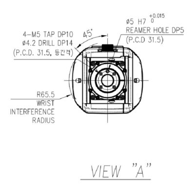 La charge utile 4kg d'axe de HH4L 6 atteignent robots de grande précision de manipulation de matériel de machine d'Assemblée de flexibilité de 1131mm de hauts