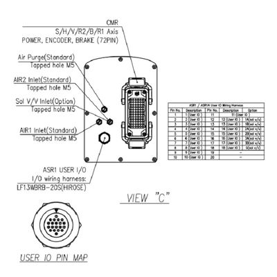 La charge utile 4kg d'axe de HH4L 6 atteignent robots de grande précision de manipulation de matériel de machine d'Assemblée de flexibilité de 1131mm de hauts