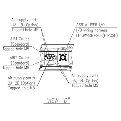 HH7 la charge utile 7kg atteignent 932mm robot de grande précision de manipulation de matériel de machine d'Assemblée de fiabilité de 6 axes le haut
