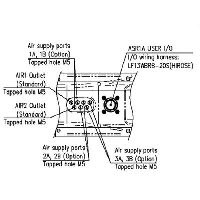 HH8 la charge utile 8kg atteignent 832mm le robot à grande vitesse de grande précision de manipulation matérielle de machine d'Assemblée de 6 axes