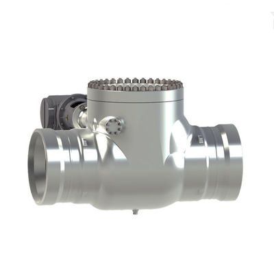 Clapet anti-retour en acier à hautes températures actionné direct soudé bout à bout d'oscillation du model 801 de Sempell de connexion d'extrémité