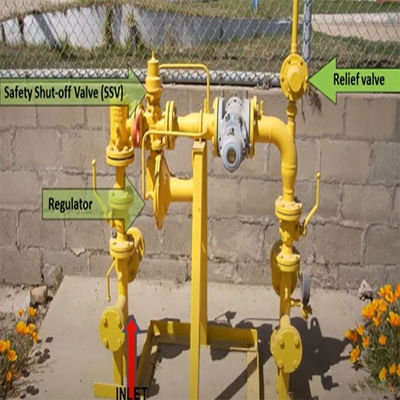 63EG. Solutions complètes de dérapage de soupape de sécurité ou de gaz de régulateur de contre-pression pour l'ensemble naturel de machine-outil d'industrie du gaz