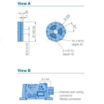 6 portée 2236mm de la charge utile 110kg du bras GP110 de robot d'axe pour la remise matérielle