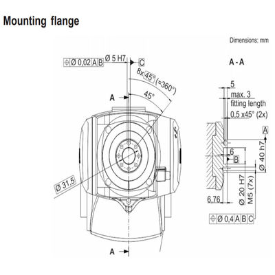 La charge utile R700-2 6.8kg de Kr 6 atteignent 726mm robot de palletisation de 6 axes