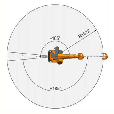 Bras de robot de soudure de la portée 1612mm de la charge utile 20Kg de KR16 R1610-2