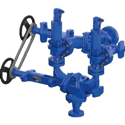 Type 320 changement d'écoulement au-dessus de valve réduisant la pression de valve