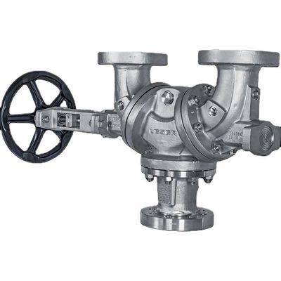 Type 320 changement d'écoulement au-dessus de valve réduisant la pression de valve