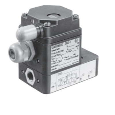 Vanne électromagnétique de Samson Type 3963 pour commander l'actionneur pneumatique
