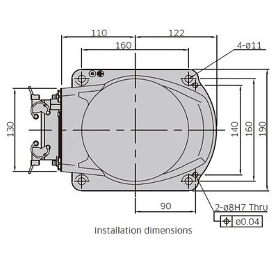 La charge utile 7kg de RS007N atteignent 730mm design compact ultra-rapide de 6 axes manipulant le robot
