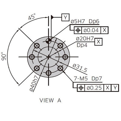 La charge utile 7kg de RS007N atteignent 730mm design compact ultra-rapide de 6 axes manipulant le robot