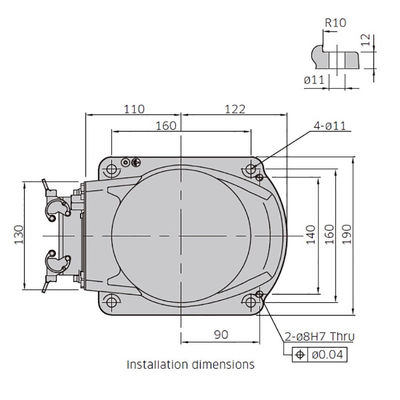 La charge utile 7kg de RS007L atteignent 930mm 6 bras de robot industriel d'axe du design compact 6 d'axe