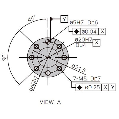 La charge utile 7kg de RS007L atteignent 930mm 6 bras de robot industriel d'axe du design compact 6 d'axe