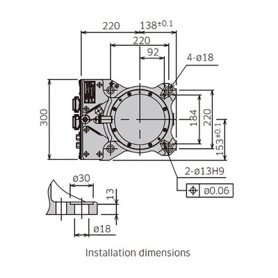 La charge utile 7kg de S010N atteignent 930mm bras de robot de manipulateur de design compact de 6 axes
