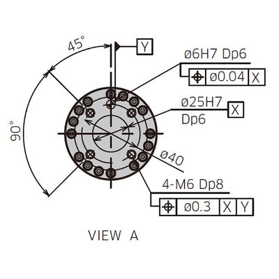 La charge utile 7kg de S010N atteignent 930mm bras de robot de manipulateur de design compact de 6 axes