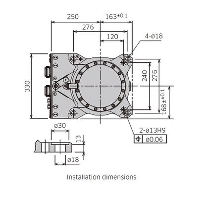La charge utile 10kg de RS010L atteignent 1925mm robot ultra-rapide d'emballage de design compact de 6 axes