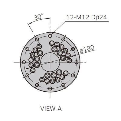 La charge utile 500kg de CP500L atteignent 3255mm robot de palletisation à grande vitesse de 4 axes