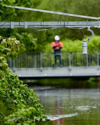 Niveau de radar d'Endress+Hauser Micropilot FMR20 pour l'eau (gaspillée)