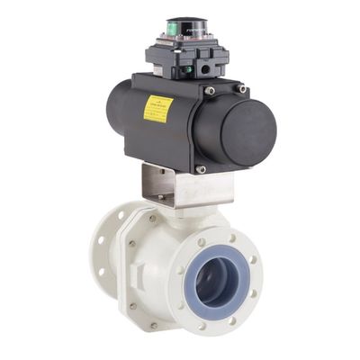 Neotecha NXR PFA a chemisé des robinets à tournant sphérique avec les normes manuelles api 609 de déclencheurs