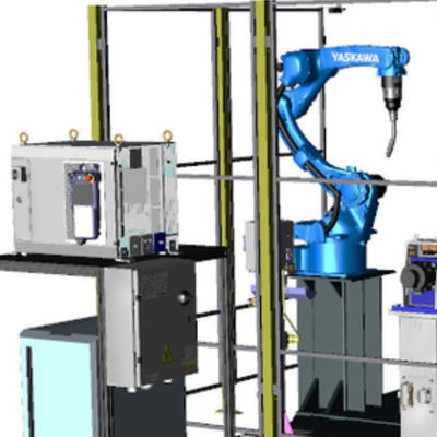 Bras robotique industriel de Motoman GP50 avec la charge utile d'And 50KG de soudeuse d'arc en tant que manipulateur automatique